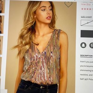 Sequin bodysuit